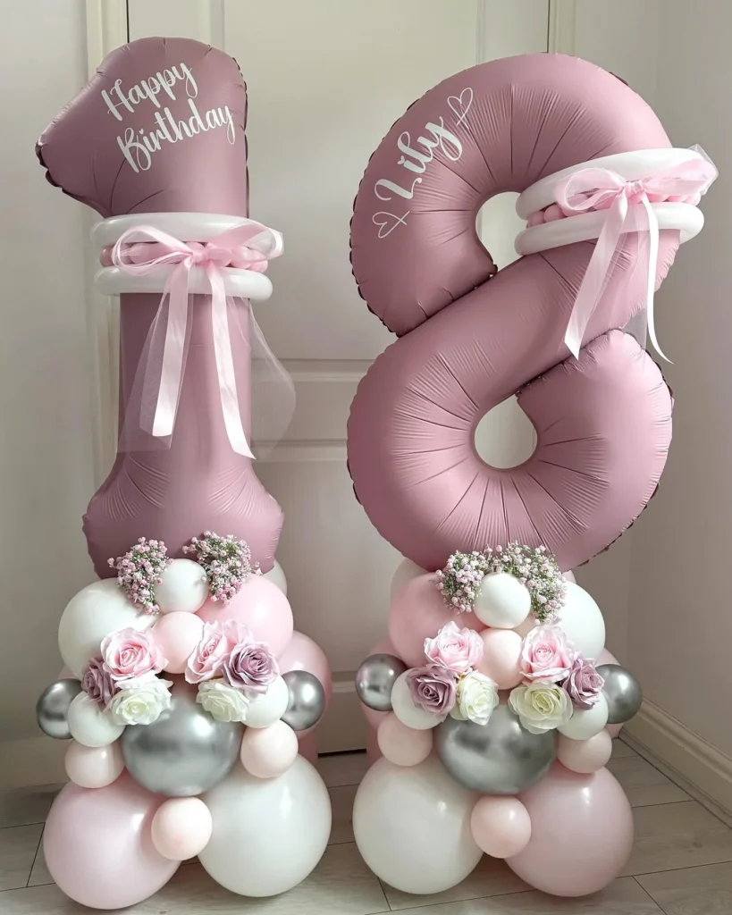 18th birthday balloon decoration