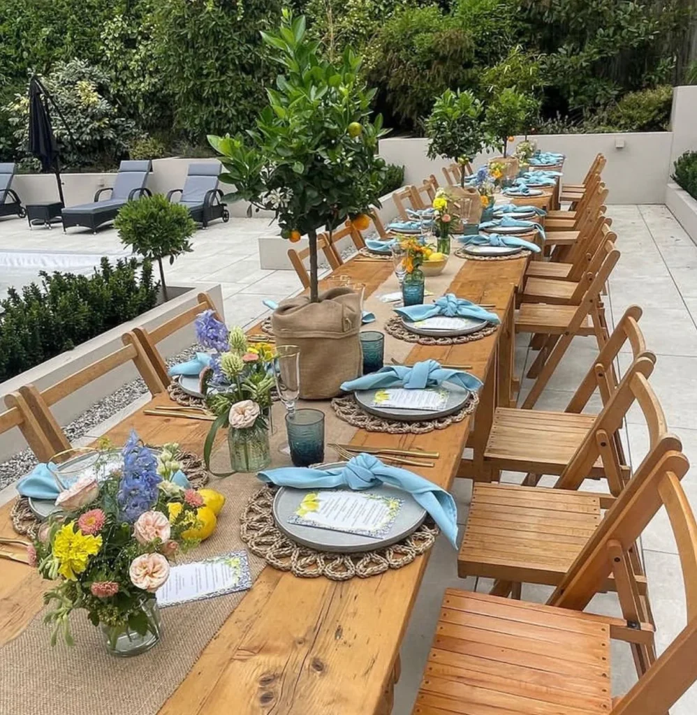 flower garden party