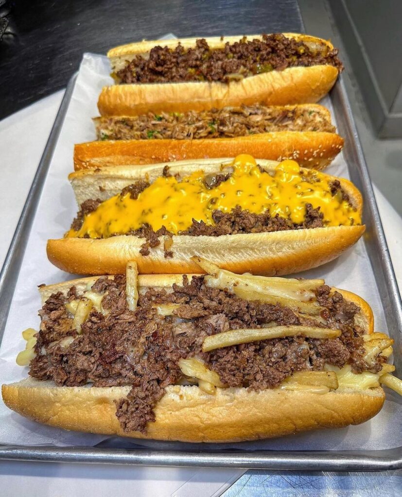 DIY Cheesesteak Station