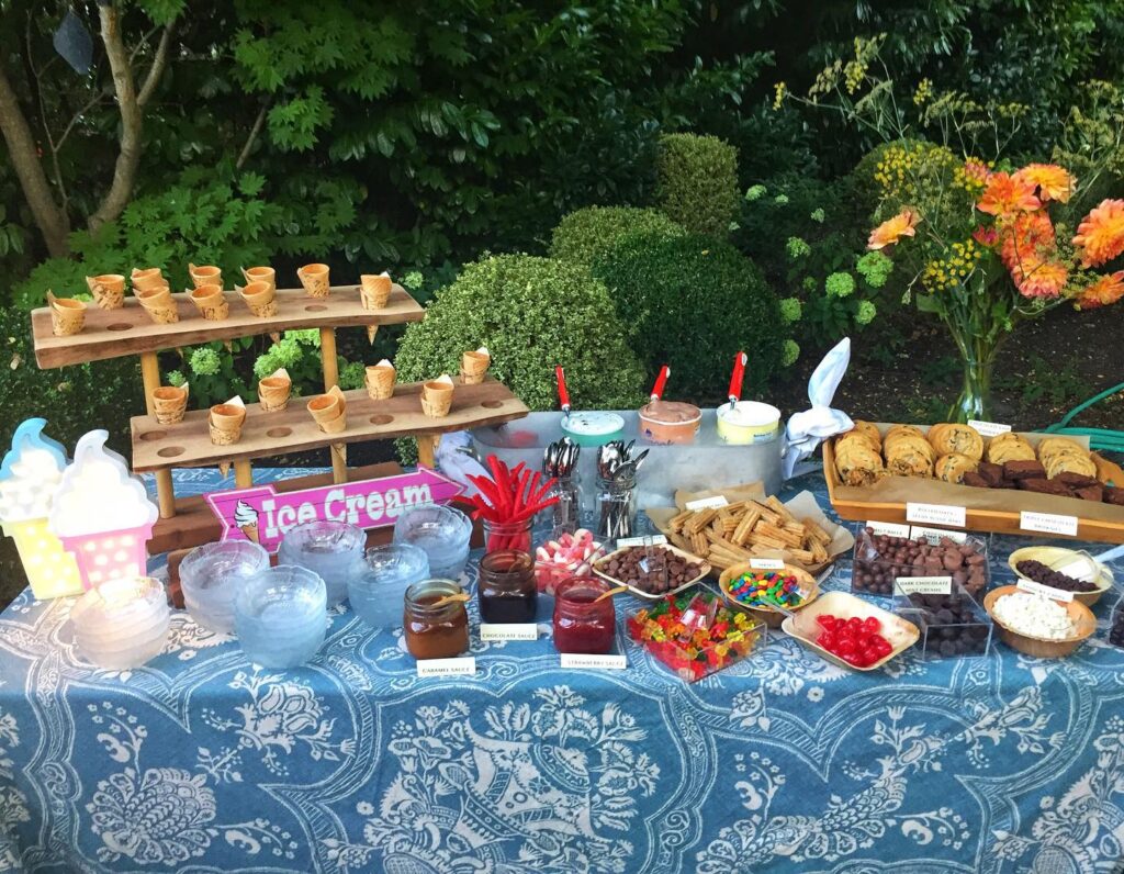 Ice Cream Sundae Bar