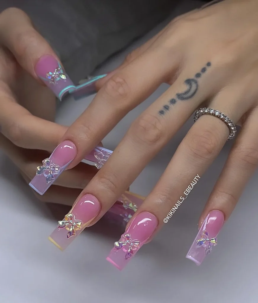 glass spring nails