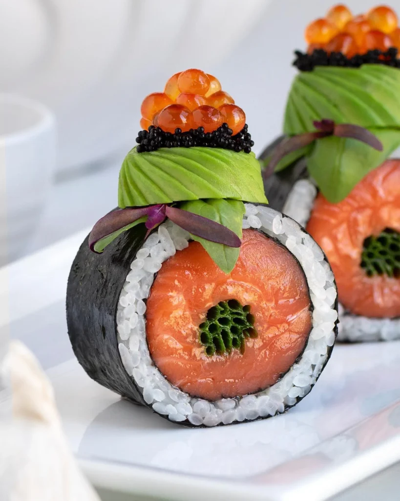 salmon sushi